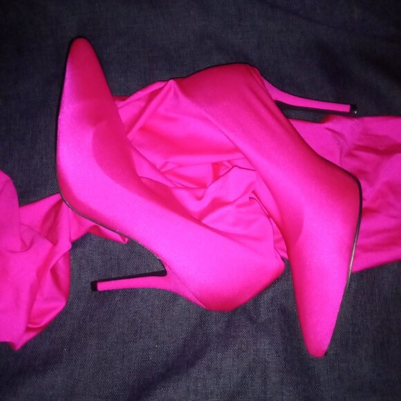 AZALEA WANG " STILLETTO STALLION " -FUCHSIA BOOT ( BRAND NEW !!!!!!!!!!!!! - Picture 3 of 3